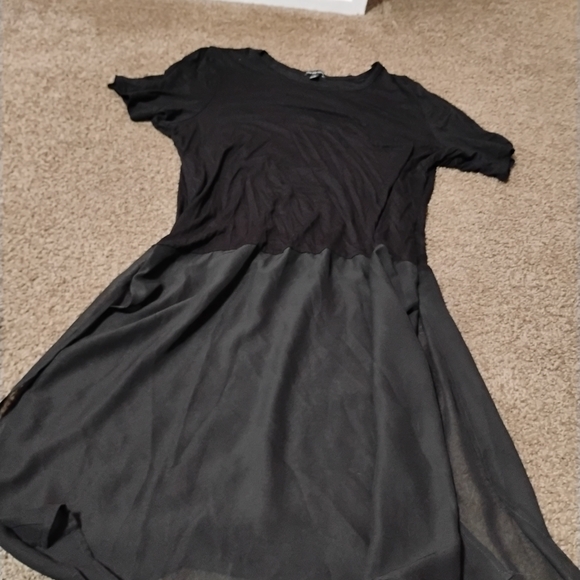 cha cha vente Tops - Cha Cha Vente Black High Low Top